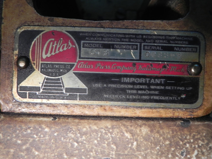 Atlas 618 Lathe